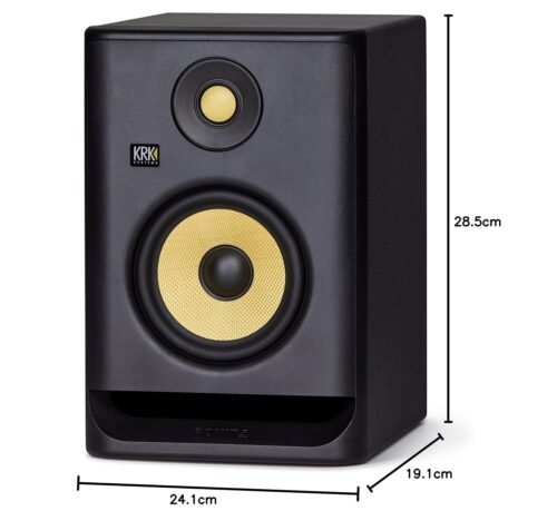 KRK ROKIT RP5 G4 cm 12.7 cm (5") Powered Computer Studio Monitor Speakers (Black, Single)