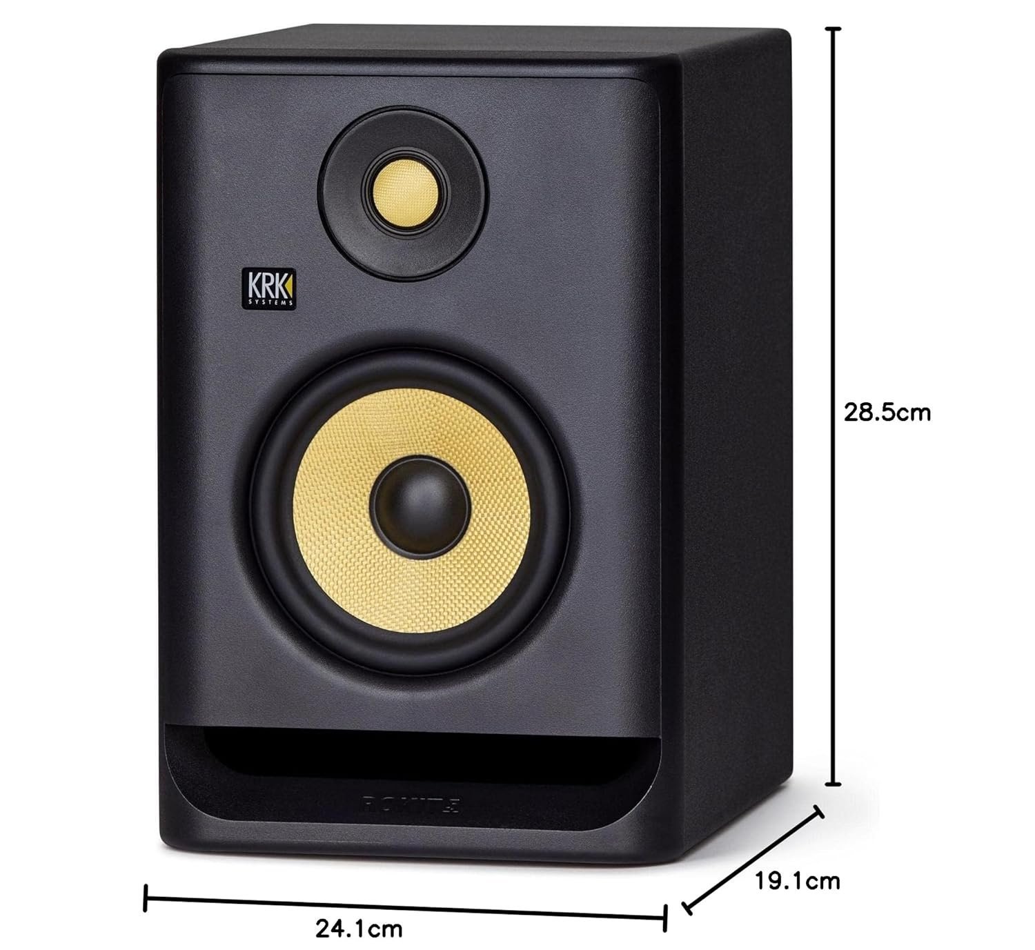 KRK ROKIT RP5 G4 cm 12.7 cm (5") Powered Computer Studio Monitor Speakers (Black, Single)