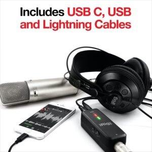 IK Multimedia iRig Pre HD Microphone Interface with Studio Quality Preamp