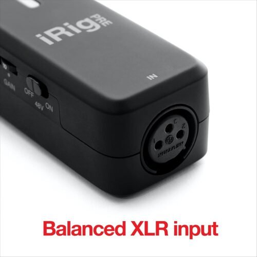 IK Multimedia iRig Pre HD Microphone Interface with Studio Quality Preamp