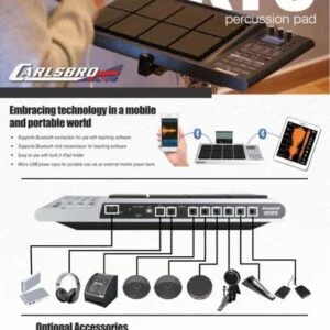New Carlsbro OKTA A Electronics Percussion Pad with Indian Tunes