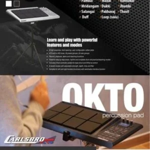 New Carlsbro OKTA A Electronics Percussion Pad with Indian Tunes