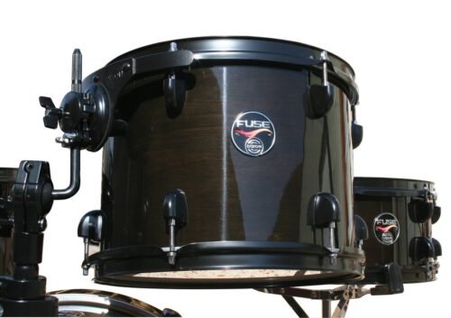 Dixon Fuse PODFS418BKPKSTB 4-Piece Drum Set with Drum Hardware, Gloss See Through Black Dixon Fuse PODFS418BKPKSTB 4-Piece Drum Set with Drum Hardware, Gloss See Through Black