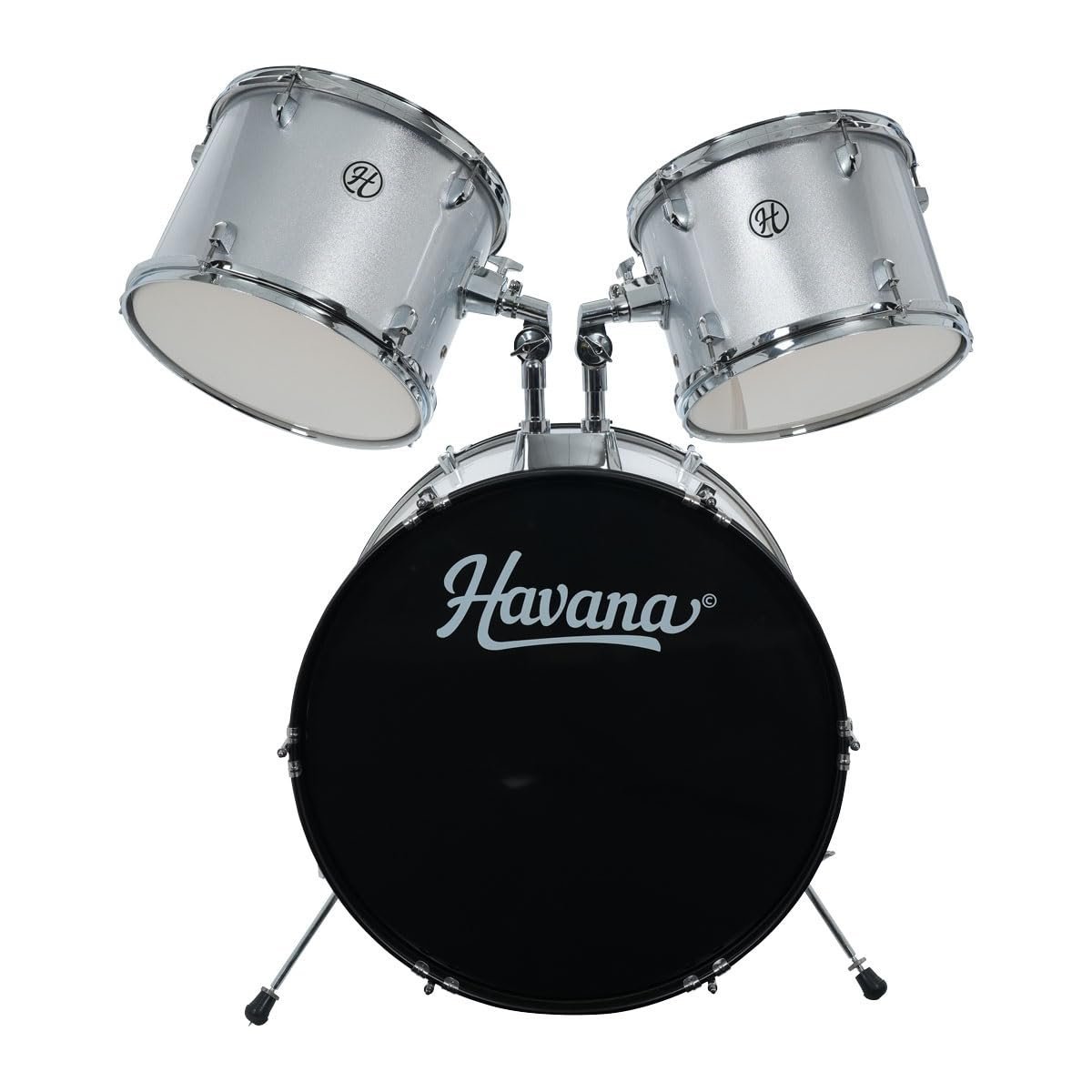 Havana HV 522 SV 5CPS Acoustic Drum Set Sliver