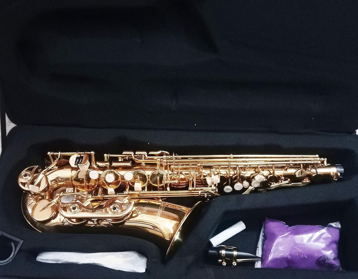 Havana Alto Saxophone Gold laquer With Case
