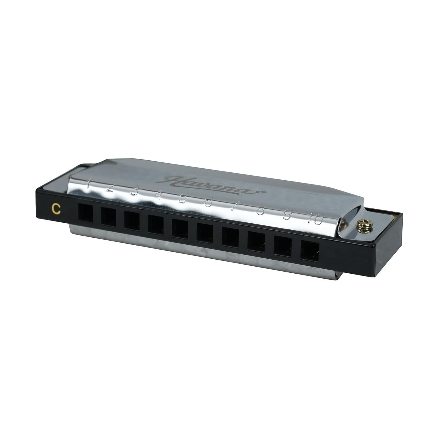 6821e1aecc76c73b377ce6c0414bf8c2f0689dcd796237e4ffc16.jpg Havana DF10C Harmonica 10 Hole C Scale