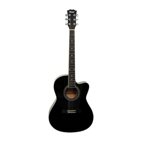 Havana HAC-39 Cutaway Acoustic Guitar - Black Color