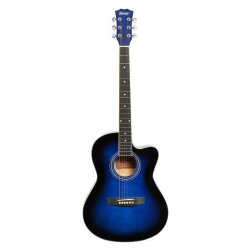 6821e3b5144b9c886d22156ef61d64fa4f1c44603829f4a451026.jpg Havana HAC-39 Cutaway Acoustic Guitar - Blue Color