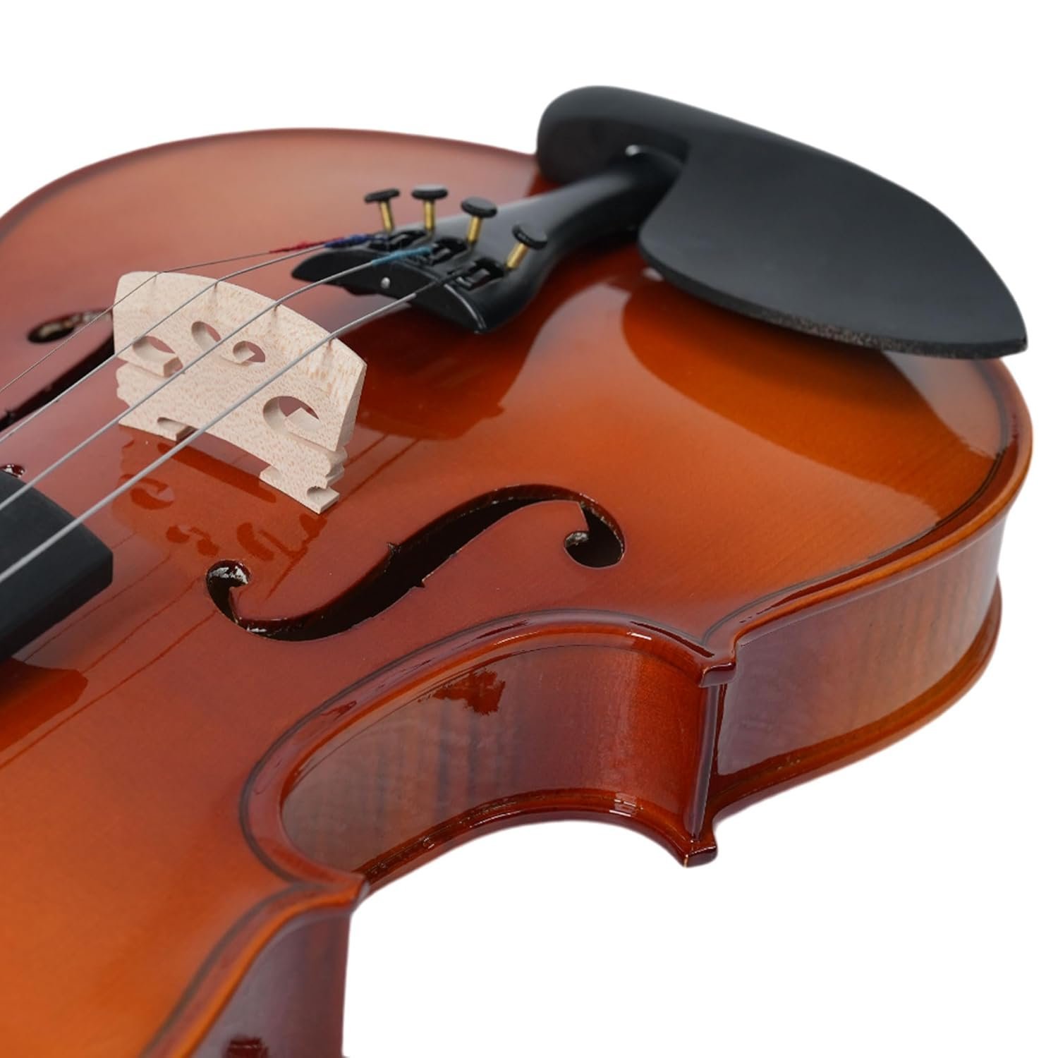 6821e43523a11c146b1d3bc32ba4a5ed77b70e4497c14405402aa.jpg Havana MV1412F Violin 3/4 Size with Case, Ebony Pegs