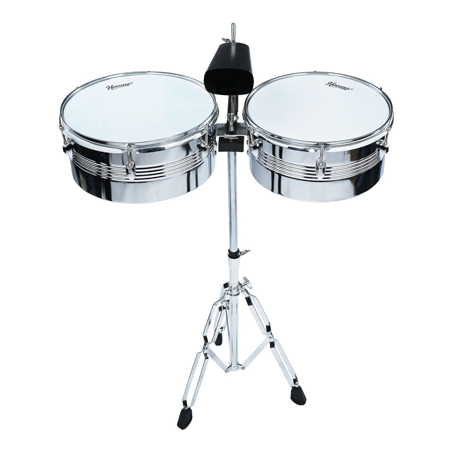 6821e45d399bc03e9d91d5f0c4fb7daa855f2186e2b90bcb1b865-1.jpg Havana TB-1314 Timbale with Stand and Cowbell