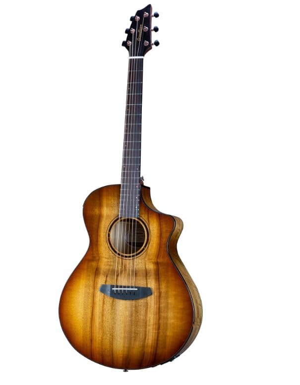 Breedlove Pursuit Exotic S Concert, Amber CE, Myrtlewood Body and Top, Acoustic-Electric Guitar