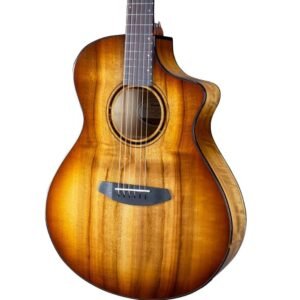 Breedlove Pursuit Exotic S Concert, Amber CE, Myrtlewood Body and Top, Acoustic-Electric Guitar