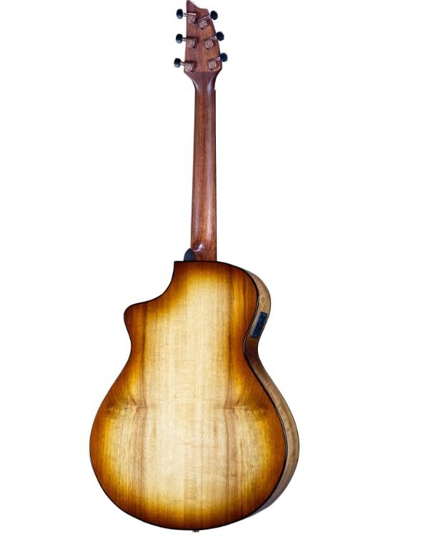 Breedlove Pursuit Exotic S Concert, Amber CE, Myrtlewood Body and Top, Acoustic-Electric Guitar