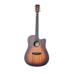 Tanglewood Crossroads TC5CE Semi Acoustic Guitar, 6 Strings, Dreadnought Cutaway, Whiskey Barrel Burst Satin Finish Tanglewood Crossroads TC5CE Semi Acoustic Guitar, 6 Strings, Dreadnought Cutaway, Whiskey Barrel Burst Satin Finish
