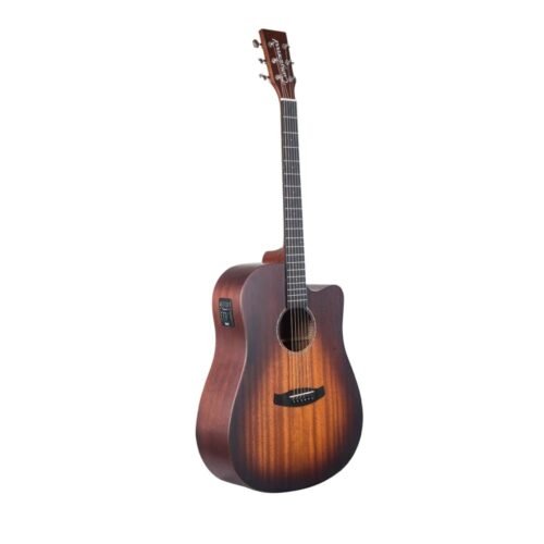 Tanglewood Crossroads TC5CE Semi Acoustic Guitar, 6 Strings, Dreadnought Cutaway, Whiskey Barrel Burst Satin Finish Tanglewood Crossroads TC5CE Semi Acoustic Guitar, 6 Strings, Dreadnought Cutaway, Whiskey Barrel Burst Satin Finish