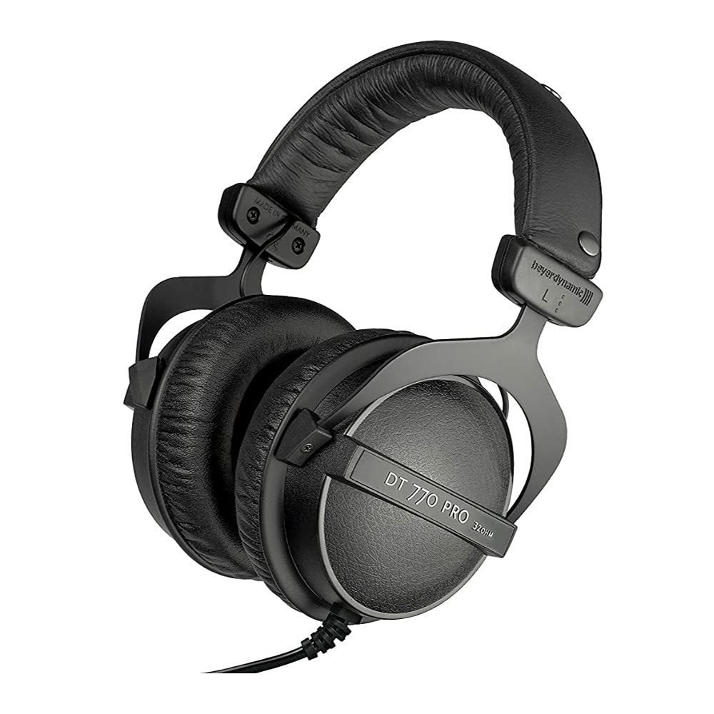 68331c0199cf5457c933c9ef4aa90de02acf03dc4fb0c06c5f245.jpg Beyerdynamic Dt 770 Pro 32 Ohm Studio Wired Over Ear Headphones Without Mic (Black)