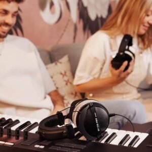 68331c2d1a98799982094401ad3e2f6bd603dbde80ecce9dbdf86.jpg beyerdynamic DT 770 Pro 80 Over Ear Wired Headphones Without Mic (Black)