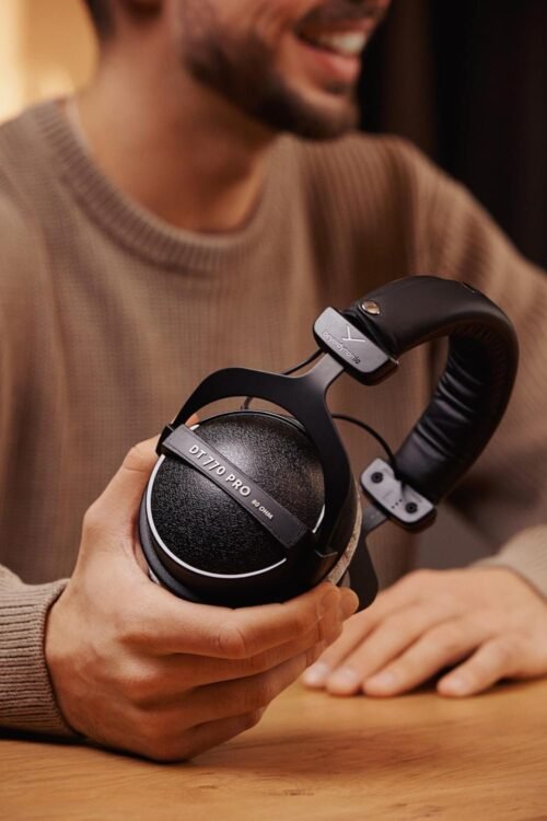 beyerdynamic DT 770 Pro 80 Over Ear Wired Headphones Without Mic (Black)