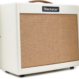 Blackstar 10-Watt Valve Amplifier with 6L6 Valve Tones, 12-Inch Celestion Seventy-80 Speaker, and Footswitchable Drive (Cream)