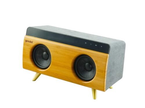 683477ed4778171b4e6b7cf65ca9b40081b78c415e65d5b890e2e.jpg Gemini BRS-230 Modern Bamboo Bluetooth Speaker - 30 Watt - Mic (Bamboo)