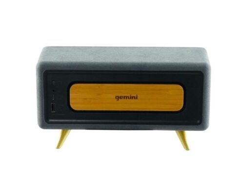 683477f0dd9d344c2e914ec5c1798b84550febbec0a2eabff07df.jpg Gemini BRS-230 Modern Bamboo Bluetooth Speaker - 30 Watt - Mic (Bamboo)