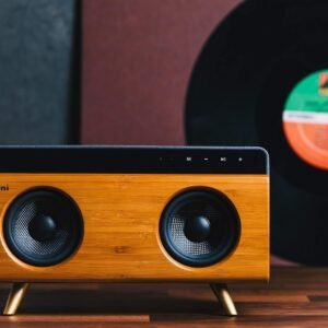 Gemini BRS-230 Modern Bamboo Bluetooth Speaker - 30 Watt - Mic (Bamboo)