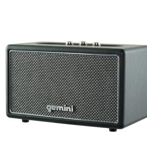 Gemini GTR-200 Retro Bluetooth Portable 40 Watt Speaker (Black)