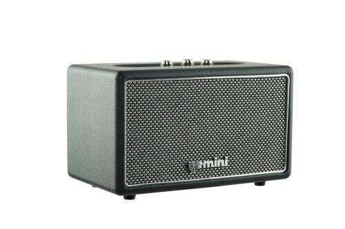 Gemini GTR-200 Retro Bluetooth Portable 40 Watt Speaker (Black)