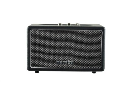 Gemini GTR-200 Retro Bluetooth Portable 40 Watt Speaker (Black)