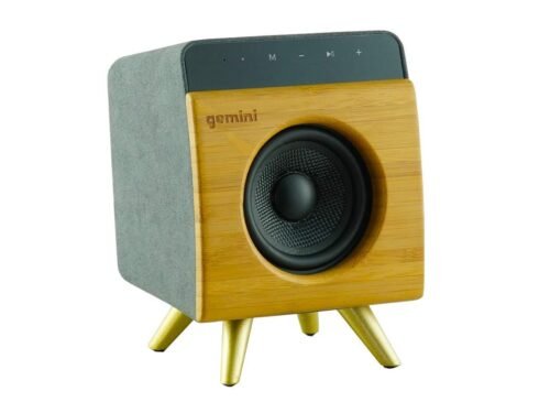 68357a69627e86bca027ea1ed7ed1638f7de475b8bf17ff37de21-1.jpg Gemini BRS-130 Modern Bamboo Bluetooth Speaker - 12 Watts - (Bamboo)