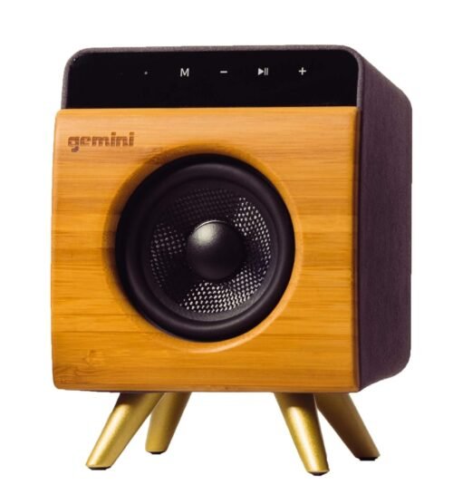 Gemini BRS-130 Modern Bamboo Bluetooth Speaker - 12 Watts - (Bamboo)