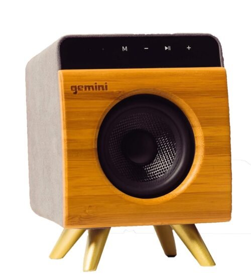 Gemini BRS-130 Modern Bamboo Bluetooth Speaker - 12 Watts - (Bamboo)