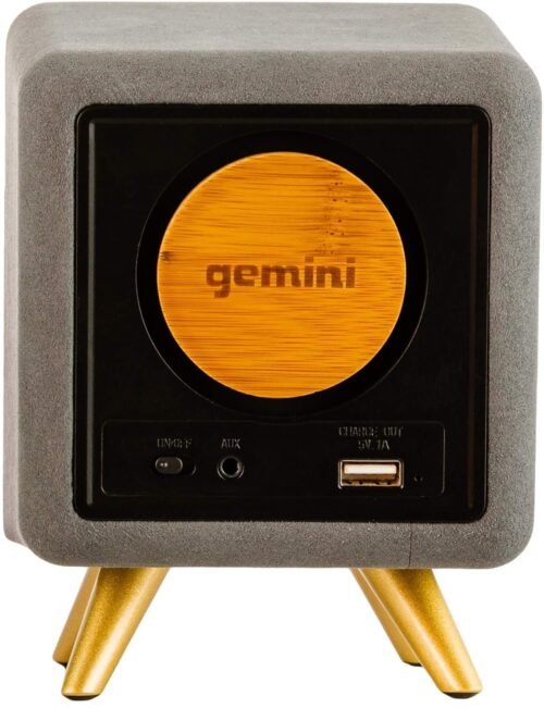 Gemini BRS-130 Modern Bamboo Bluetooth Speaker - 12 Watts - (Bamboo)