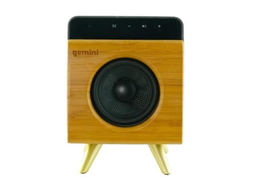 Gemini BRS-130 Modern Bamboo Bluetooth Speaker - 12 Watts - (Bamboo)