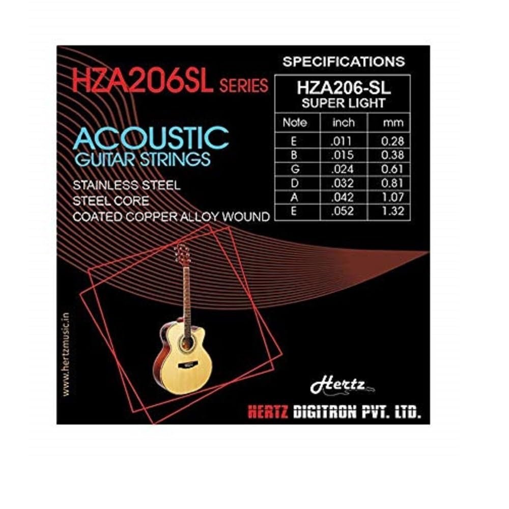 Hertz HZA 206SL Acoustic Guitar Strings