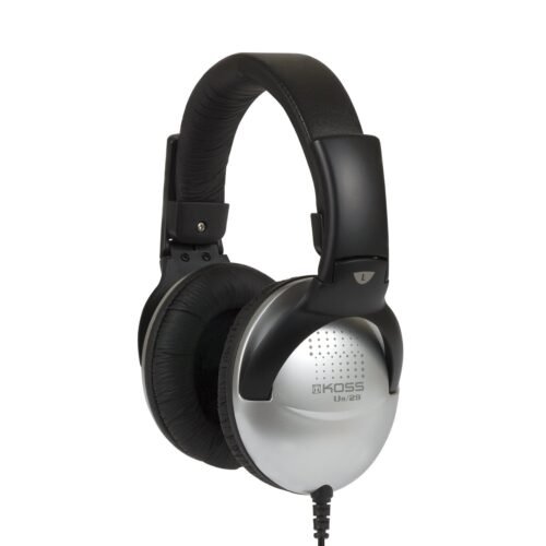 Koss UR29 Wired Around Ear Headphone Without Mic (Silver) - Open Box
