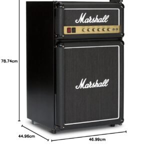 Marshall MF3.2 MF32BLKNA 3.2 Cubic-Foot Medium-Capacity Bar Fridge, Black