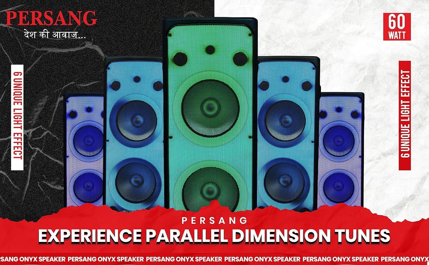 PERSANG Onyx 10 60W Bluetooth Tower Speaker