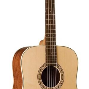 6838013933c29524a23ca629ff214126d30bc32fca1668e438a7e.jpg Washburn Harvest 6 String Acoustic Guitar, Right, Light Brown (WD7S-A)