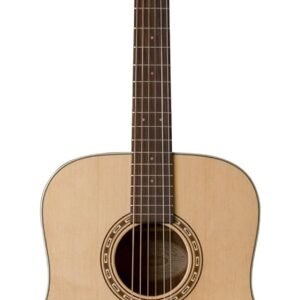 6838013a05b6c6a359c0c5fea5113416d79dca244e2bb3faec731.jpg Washburn Harvest 6 String Acoustic Guitar, Right, Light Brown (WD7S-A)