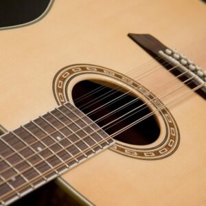 6838013c5476a251f8131104b9a1e16c91f156deee1b6100f5f65.jpg Washburn Harvest 6 String Acoustic Guitar, Right, Light Brown (WD7S-A)
