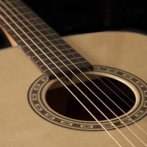 6838013d909e43be1cfd398e173380ae63d837887b679955a9bda.jpg Washburn Harvest 6 String Acoustic Guitar, Right, Light Brown (WD7S-A)