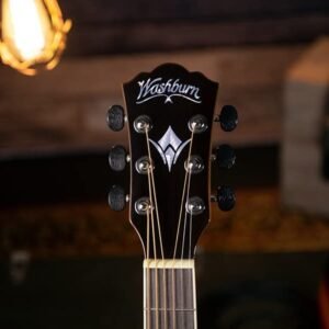 Washburn Apprentice AG70CE Electro-Acoustic Guitar With Gig Bag - Natural