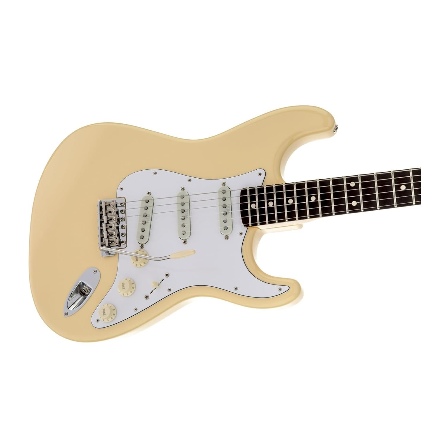 Fender Yngwie Malmsteen Stratocaster Electric Guitar 0107110841 - Vintage White
