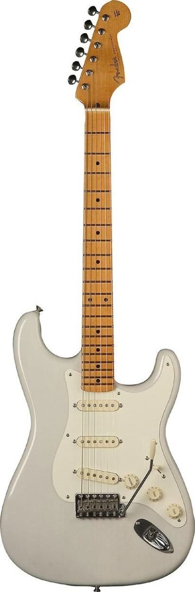 Fender Eric Johnson Stratocaster Maple Electric Guitar 0117702801 - White Blonde