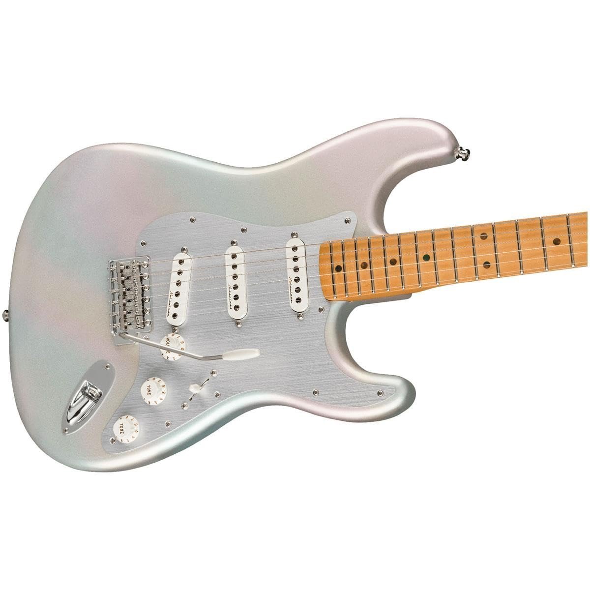 Fender 6 String Solid-Body Electric Guitar, Right, Chrome Glow (0140242343)