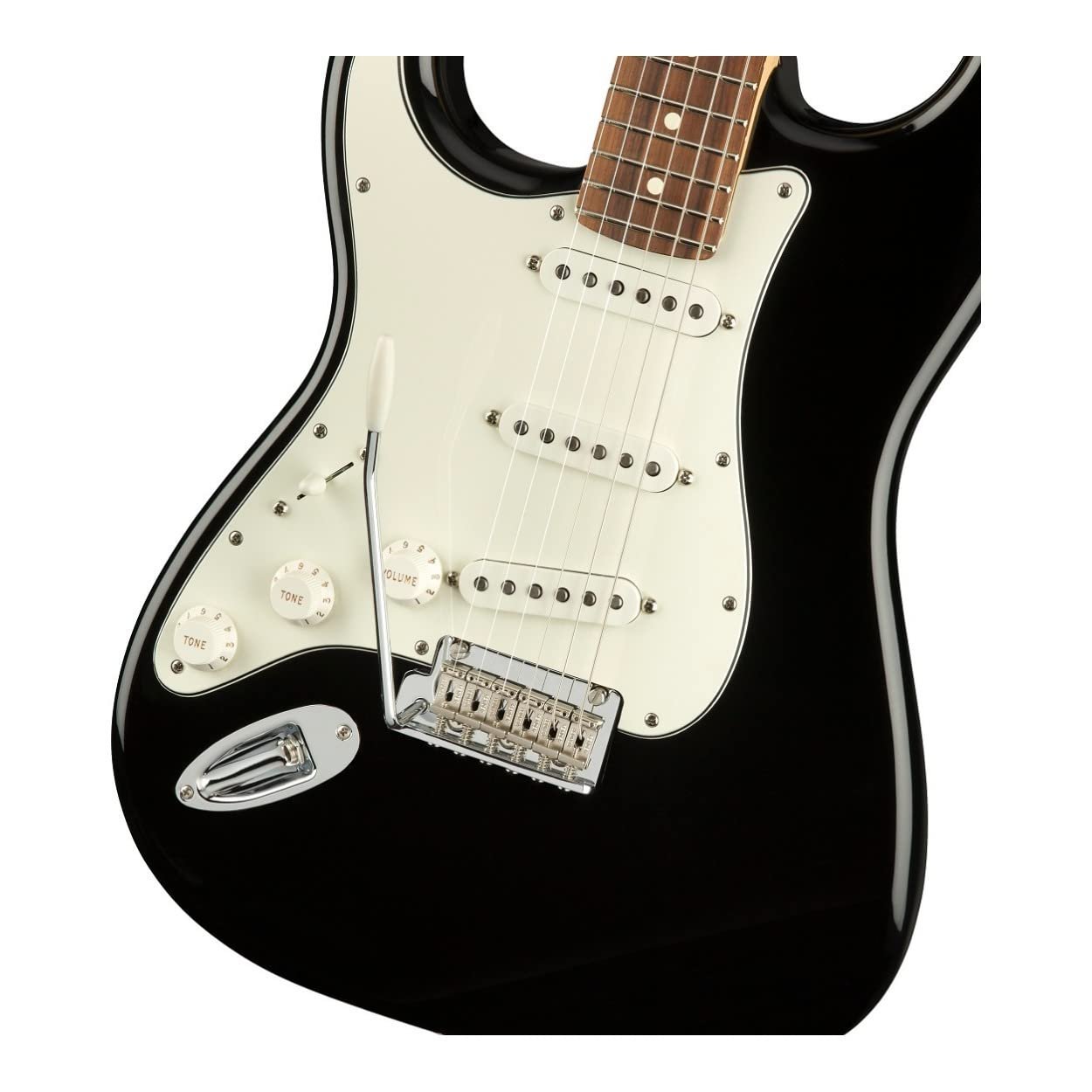 Fender Player Stratocaster Pau Ferro Fingerboard SSS Left Handed Electric Guitar 0144513506 Black