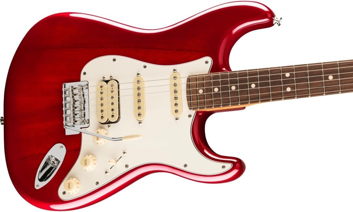 Fender Player II Stratocaster HSS Slab Rosewood Fingerboard Electric Guitar 0140540525 - Transparent Cherry Burst