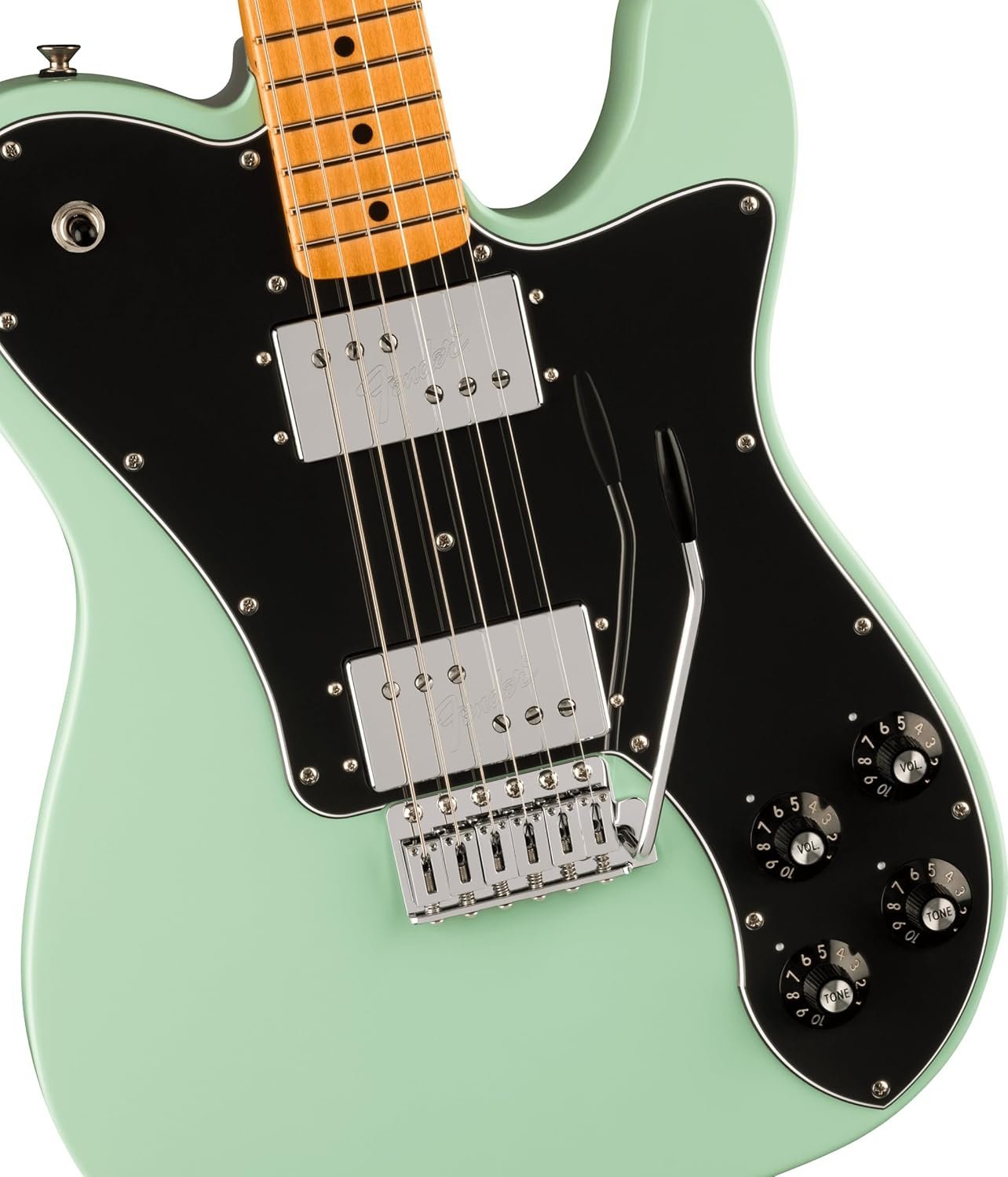 Fender 0149072357 (Vintera II '70s Telecaster Deluxe with Tremolo Maple Fingerboard Surf Green)