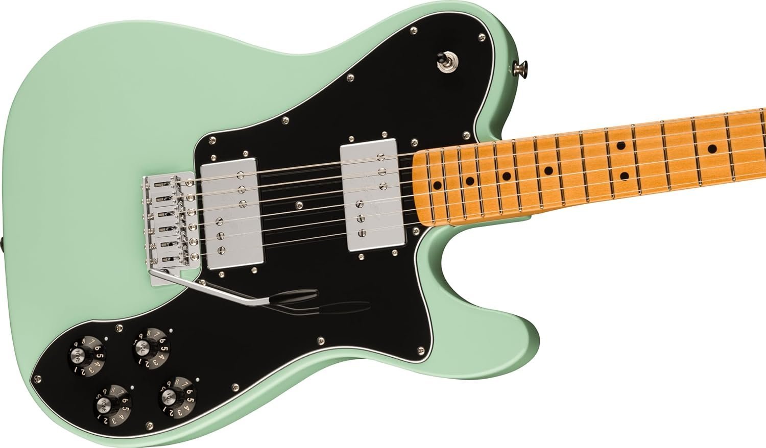 Fender 0149072357 (Vintera II '70s Telecaster Deluxe with Tremolo Maple Fingerboard Surf Green)